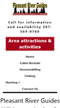 Mobile Screenshot of pleasantriverguides.com